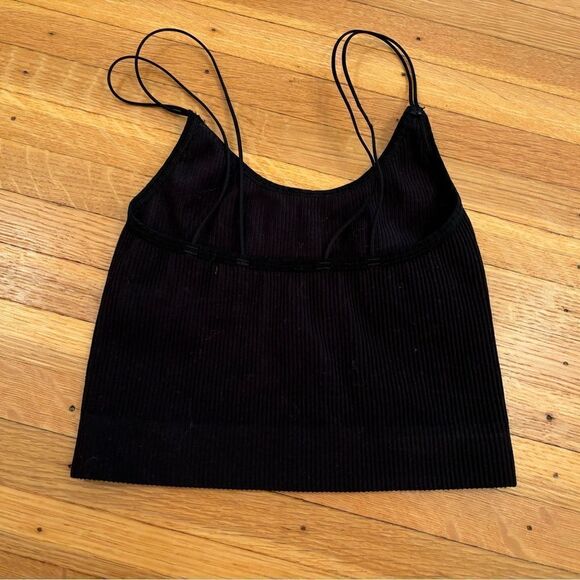 Sunday Best Aritzia black ribbed bralette - Picture 3 of 4